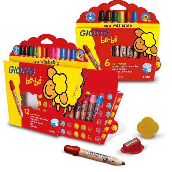 Giotto be-bè Crayons de couleur Maxi