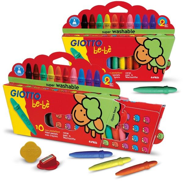 Giotto be-bè Crayons de Cire Maxi