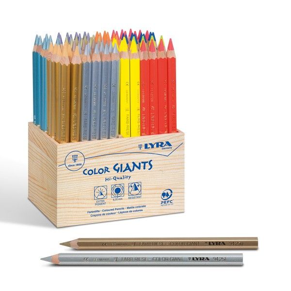 Lyra Color Giants Metallic and Fluo - School Pack