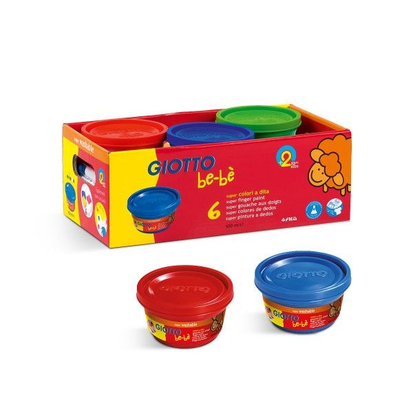 Giotto be-bè Finger paints - School pack