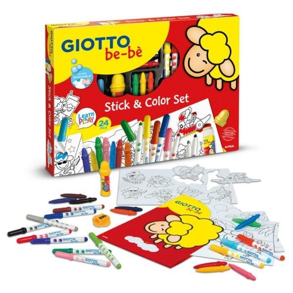 Giotto be-bè Stick and color set