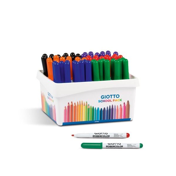 Giotto Robercolor Whiteboard Marker- Schoolpack