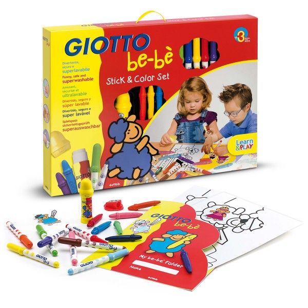 Giotto be-bè Stick and color set