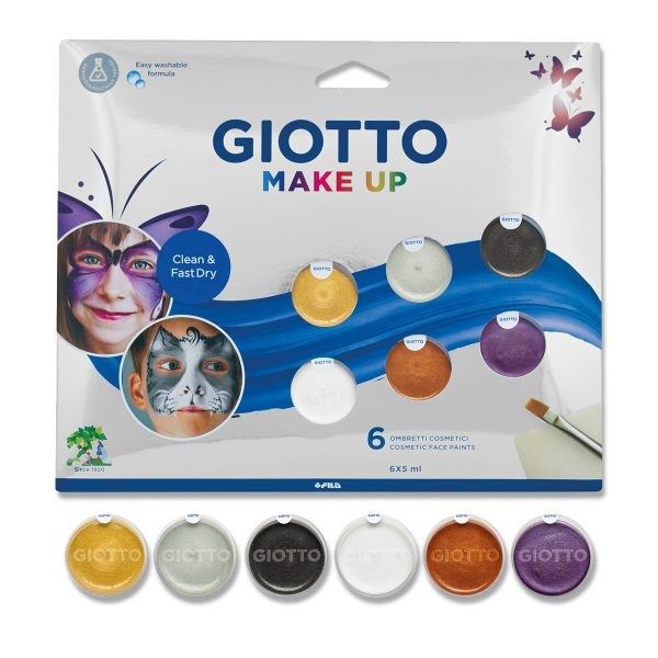 Giotto Make Up - Metallic Cosmetic Face Paints