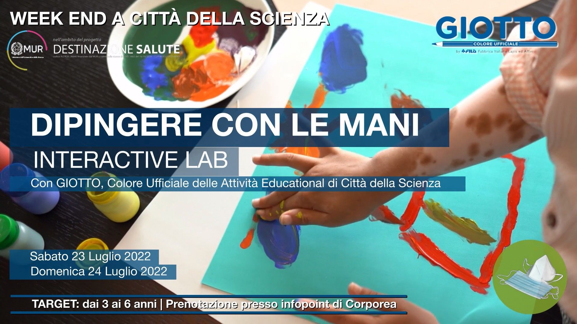 Dipingere con le mani!