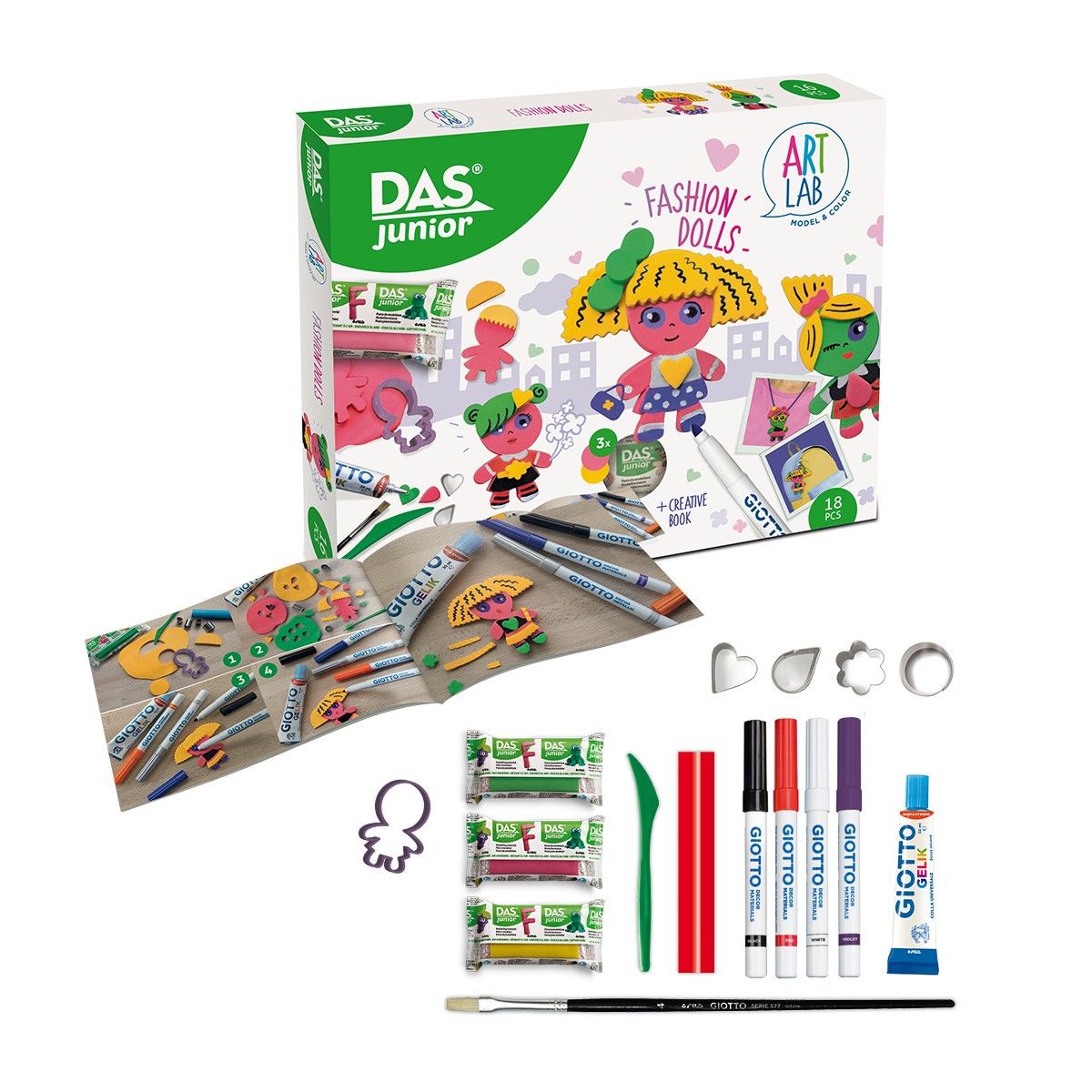 Das Junior Pasta Modellante 100 G – Colore Magenta – Asciuga All'Aria - 4