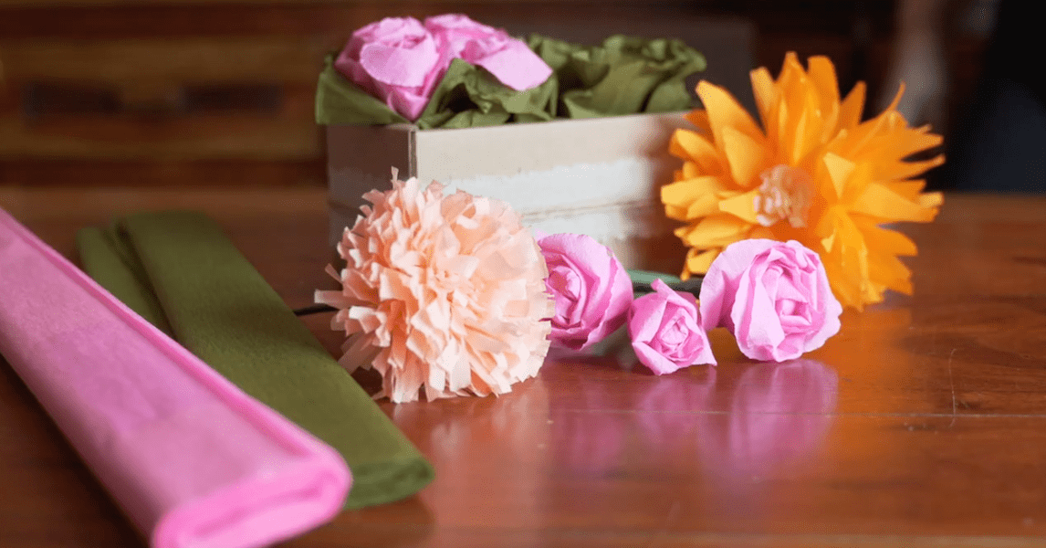Fiori di carta crespa: come realizzarli in pochi passaggi | FILA
