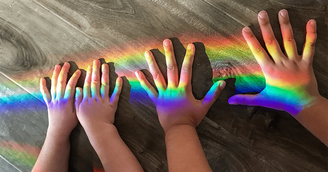 Come si forma l’arcobaleno spiegato ai bambini