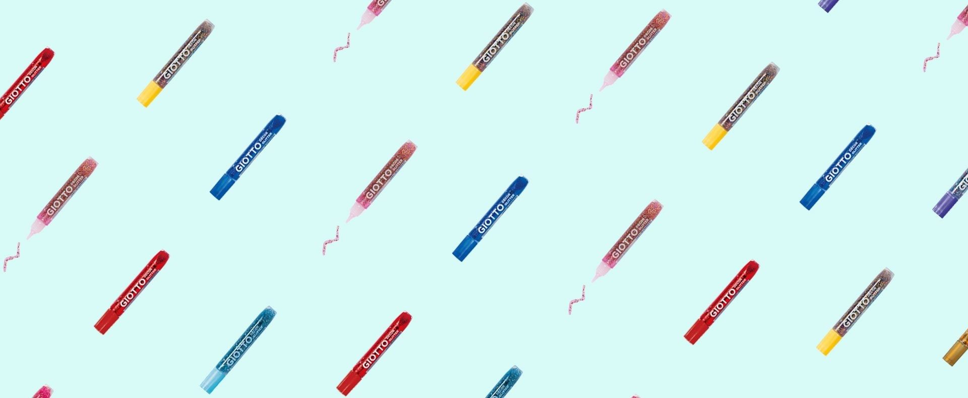 Creativ Colla Glitterata Nera – 25 Ml, Con Punta Disegno, Per Decorazioni, Scrapbooking, Fai Da Te