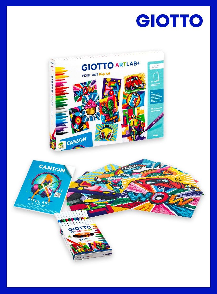 GIOTTO ARTLAB + PIXEL POP ART