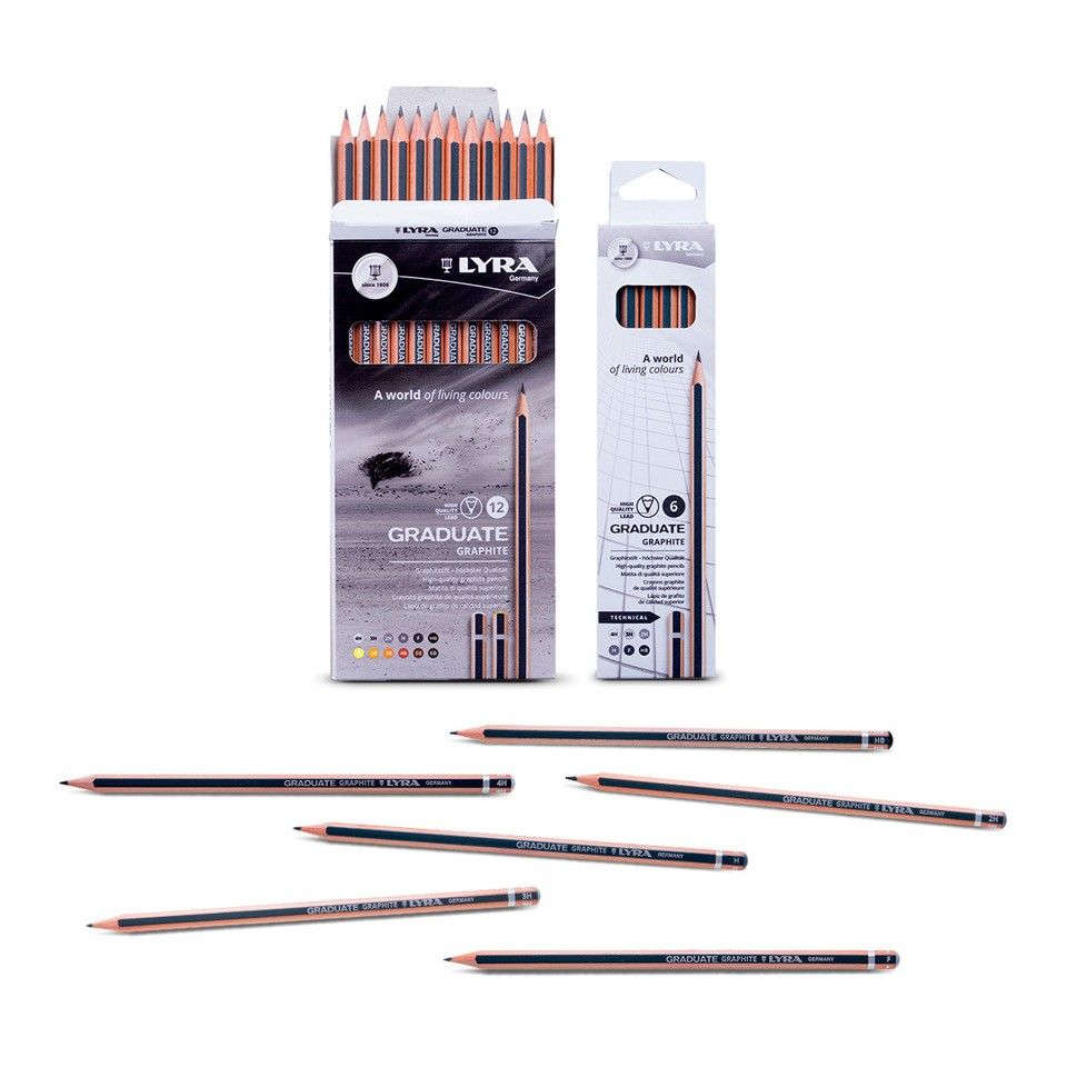 Lyra Graduate Graphite Disegno Tecnico Matite Per Disegno Artistico Fila