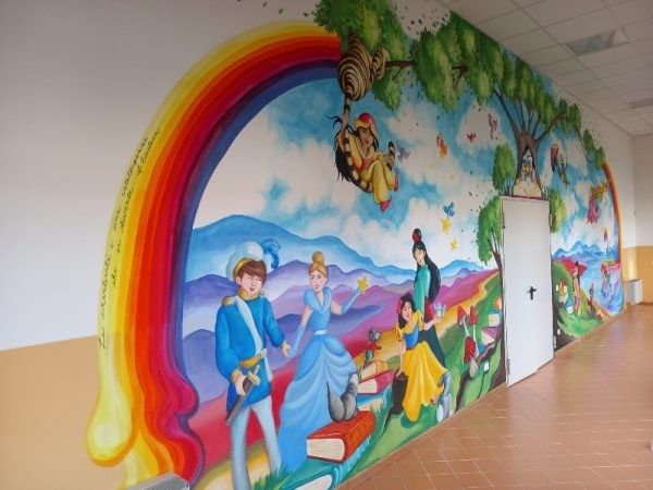 La fantasia prende vita nella Scuola dell’Infanzia Sandro Pertini di Canicattì (AG):  pronto il murales premio dell’iniziativa promossa da FILA con GIOTTO