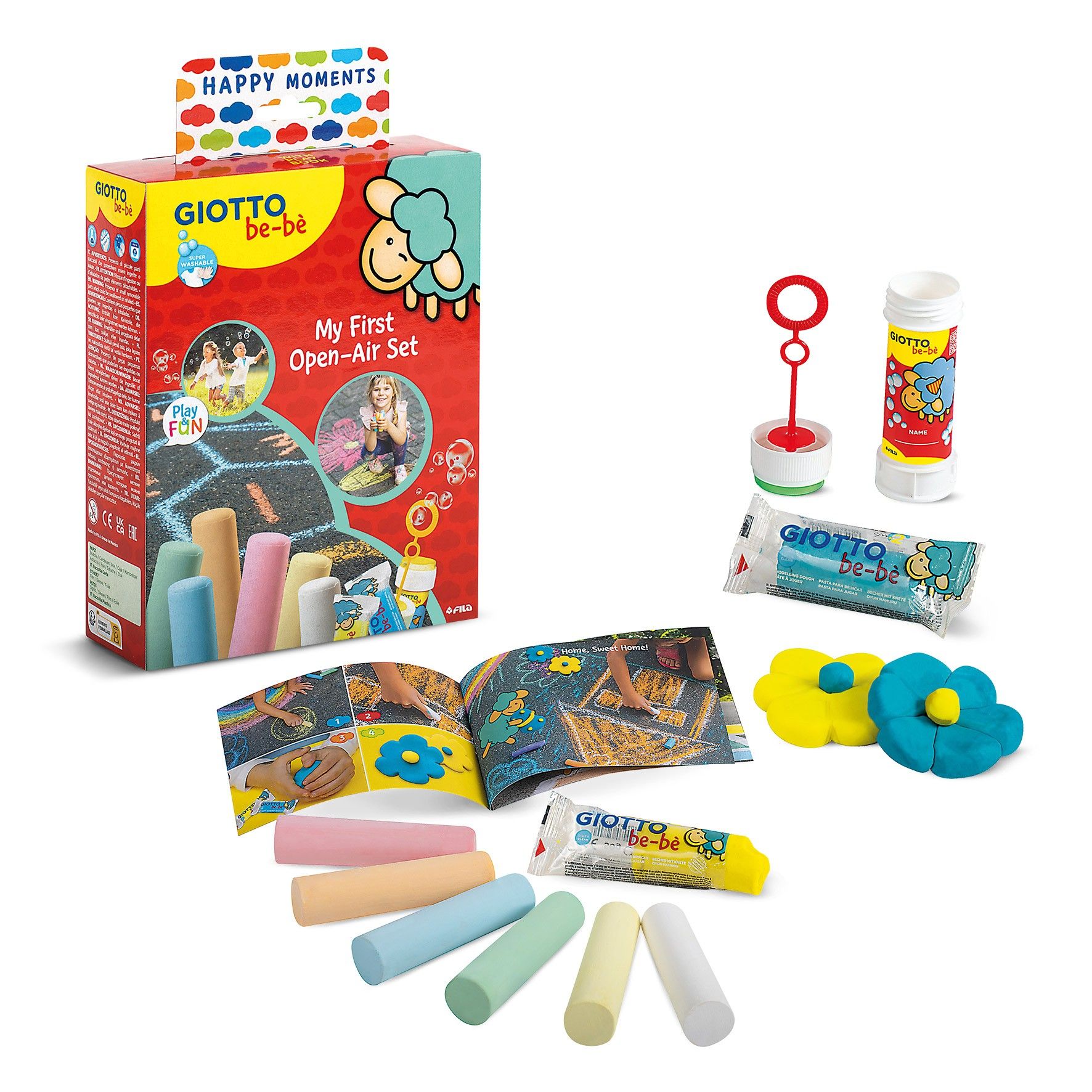 Giotto Turbo Maxi Filzstifte 12er Pack - Breite Spitze & Abwaschbar