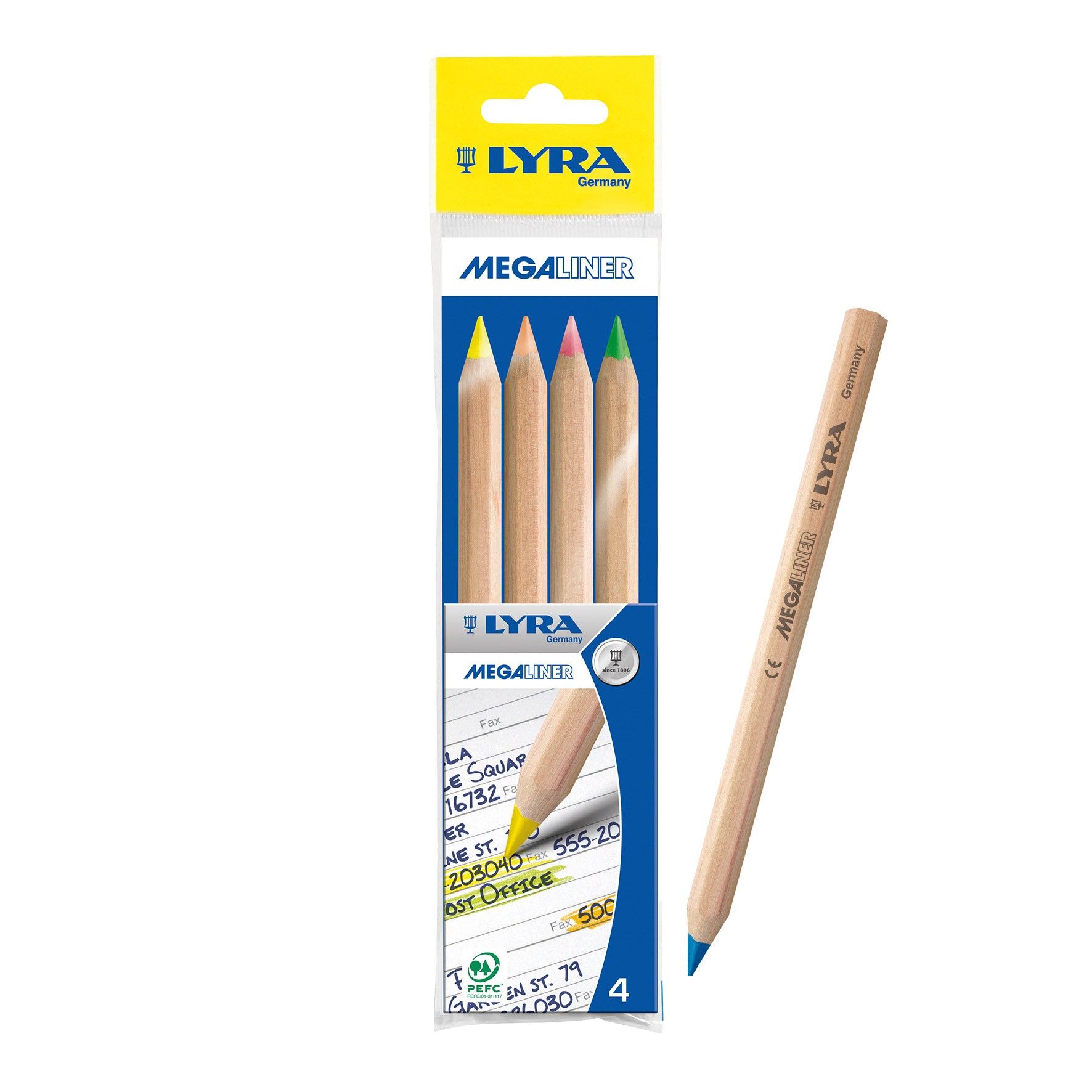 LYRA Générique Carpenter's Pen 70% Orlow-Cellugraph Special Smooth Surface - 8