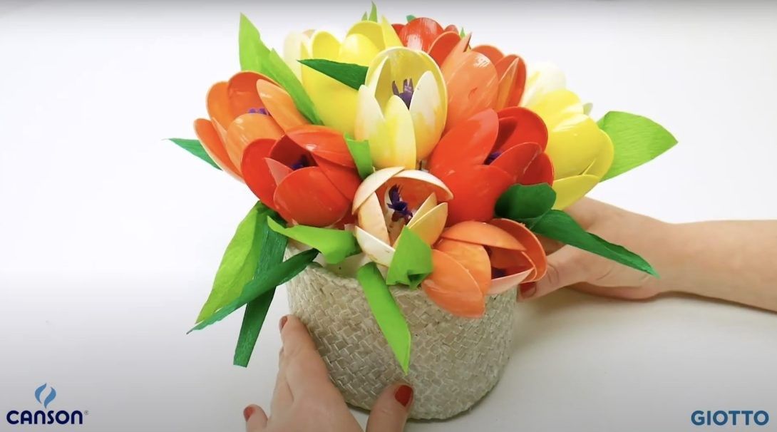 Idee floreali, con il riciclo creativo