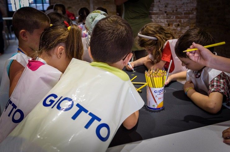 GIOTTO Colore Ufficiale di tutte le attività Educational de La Biennale di Venezia