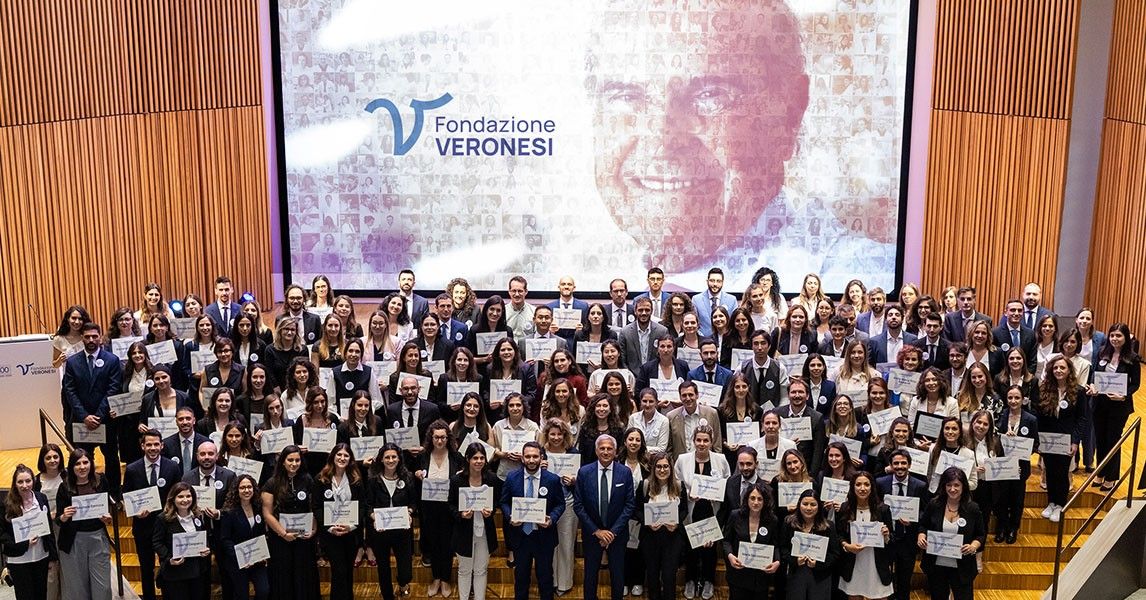 LA CERIMONIA DI FONDAZIONE VERONESI DEDICATA AI FINANZIAMENTI ALLA RICERCA SCIENTIFICA