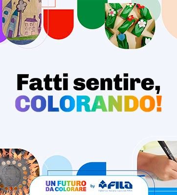 FILA lancia l’Hub Insegnanti “Un Futuro da Colorare” e presenta  il progetto per l’anno scolastico 2024/2025 “Fatti sentire, colorando!”