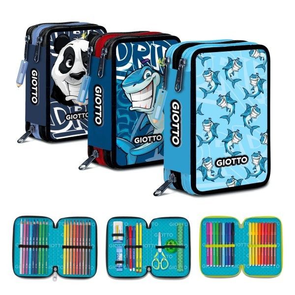 GIOTTO Astucci 3 ZIP – Collezione Cryptopuppets