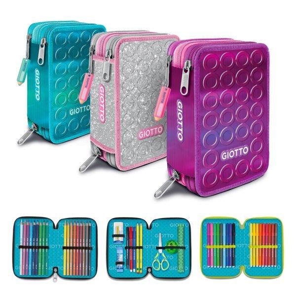 GIOTTO Astucci 3 ZIP – Collezione Shiny