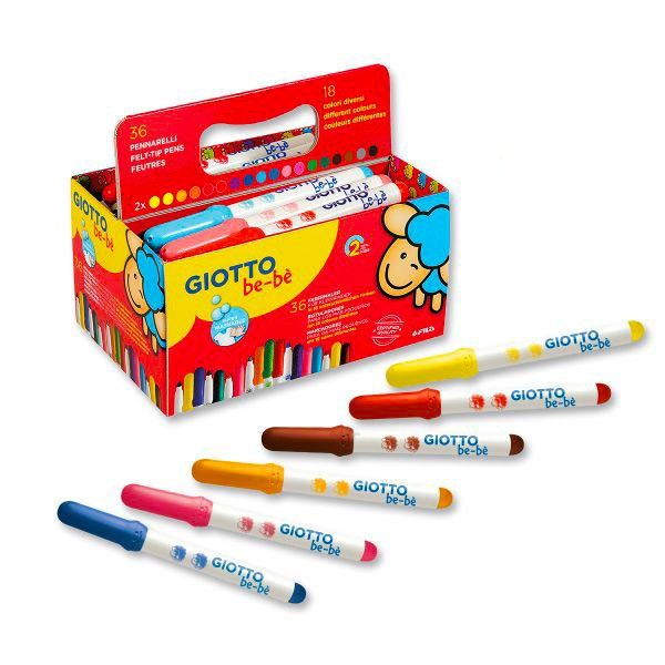 Giotto be-bè Pennarelli 18 colori – Per la Classe