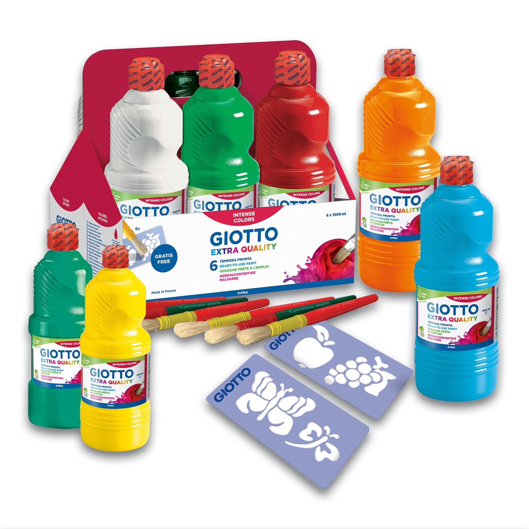 Display Tempera in Vasetti 25 ml Colori Assortiti- 24 Pz