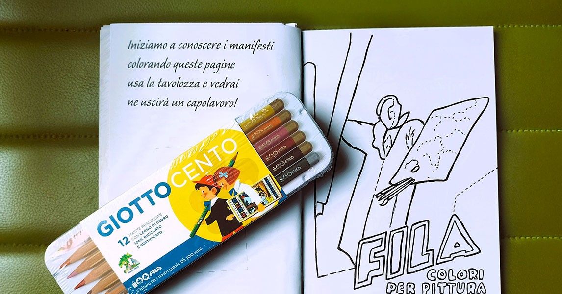 Dal Museo alla classe con il manifesto FILA da colorare