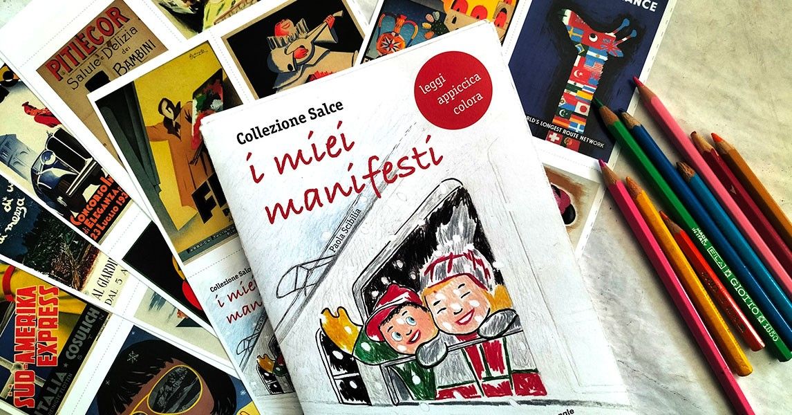 IL LIBRO DA COLORARE PER SCOPRIRE I MANIFESTI CHE HANNO FATTO LA STORIA DELLA PUBBLICITÀ