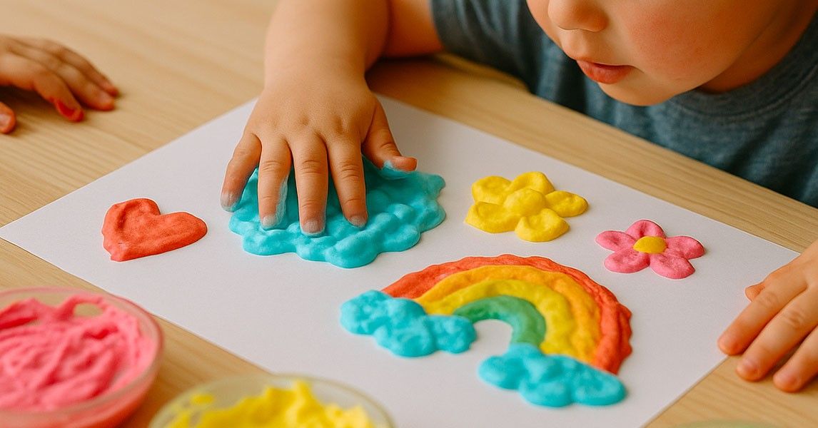 Puffy Paint: pittura in rilievo come esperienza educativa e tattile