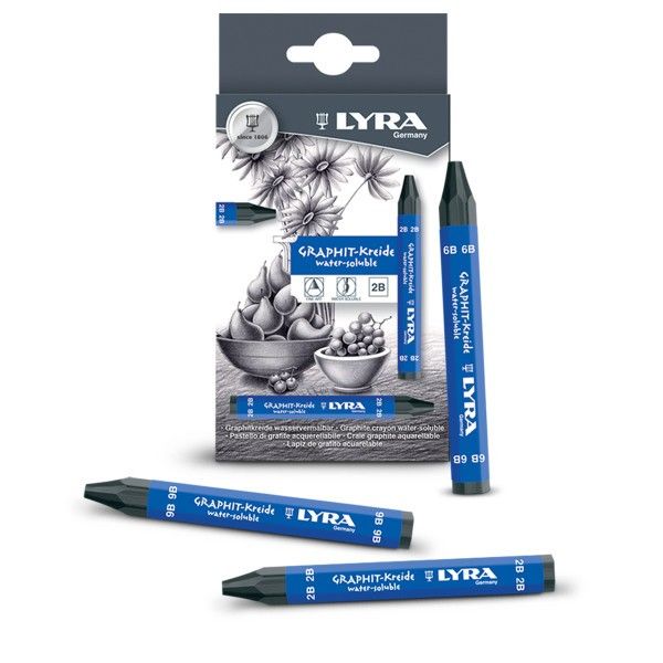 Lyra Graphite Crayons Водорастворимые
