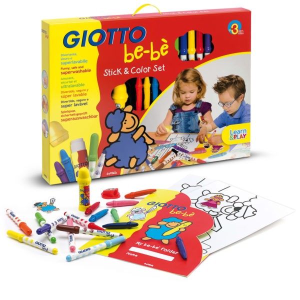 Giotto be-bè Stick and color set