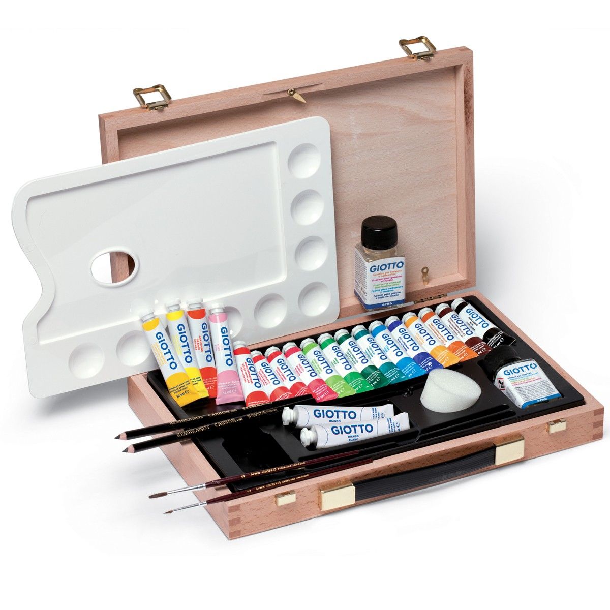 Подарок художнику. Giotto набор для художника Wooden Case professional. Набор Джотто Case. Kids4kids чемодан художника. Набор «художник».
