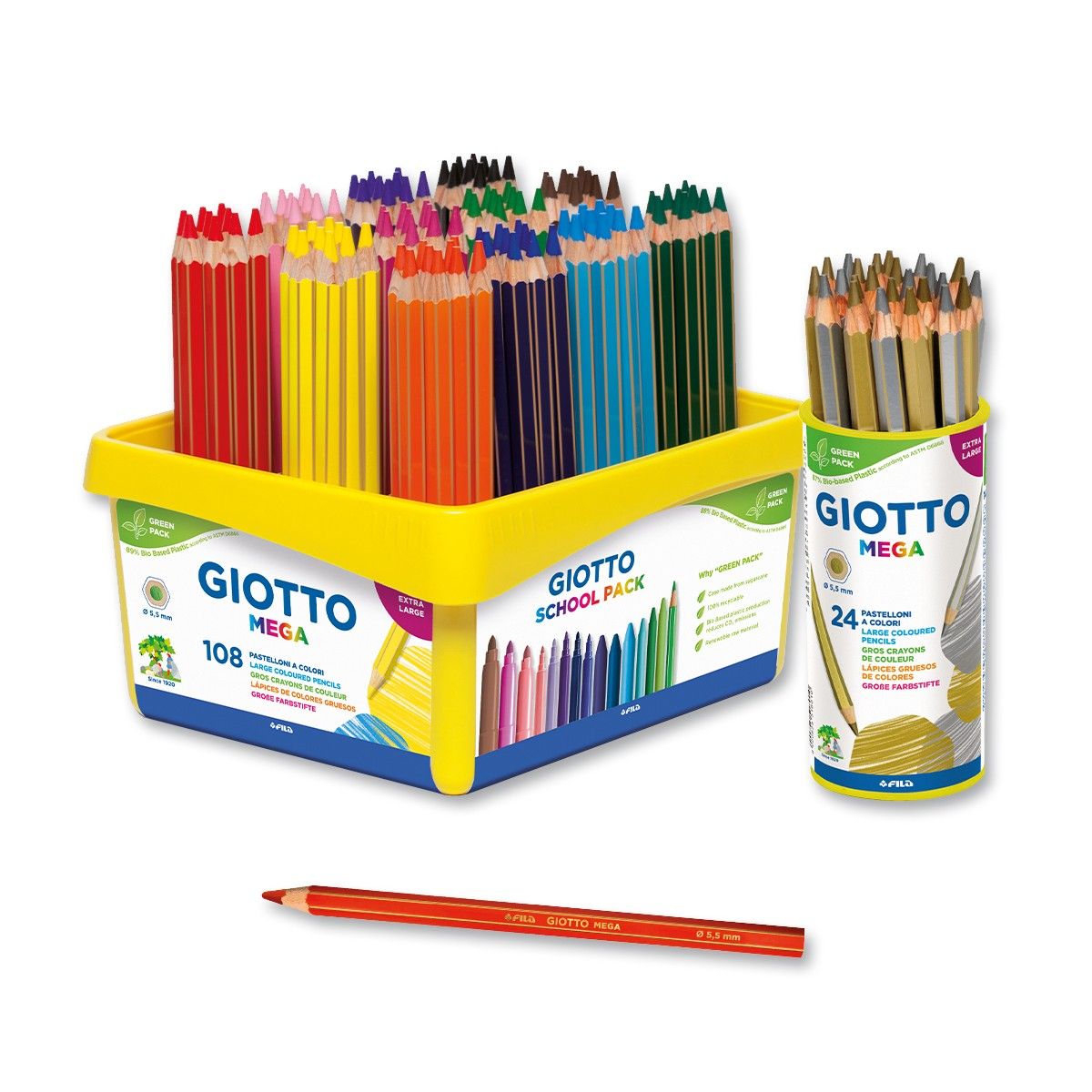 Giotto Mega - School pack - Fila International