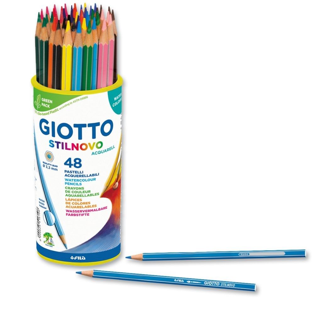 Crayons De Couleur Giotto Stilnovo Tons Chair - 12 Nuances Pour Dessin Peau Réaliste