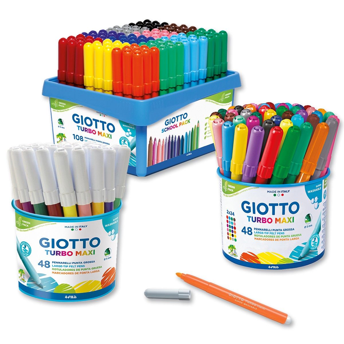 Giotto Turbo Maxi - School pack - Fila International