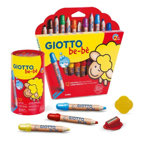 Giotto be-bè Crayons de couleur Maxi