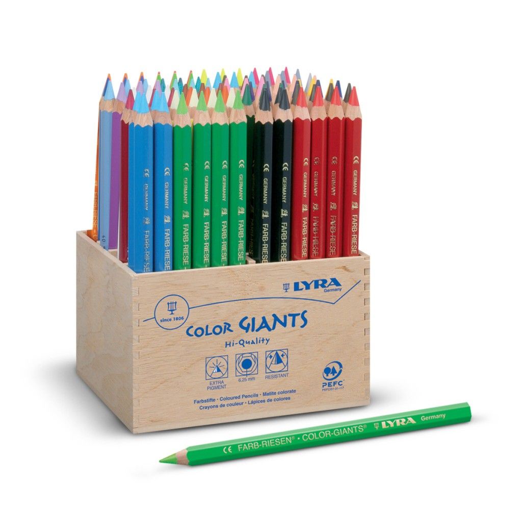 Crayon de couleurs Lyra Color Giants - bleu clair