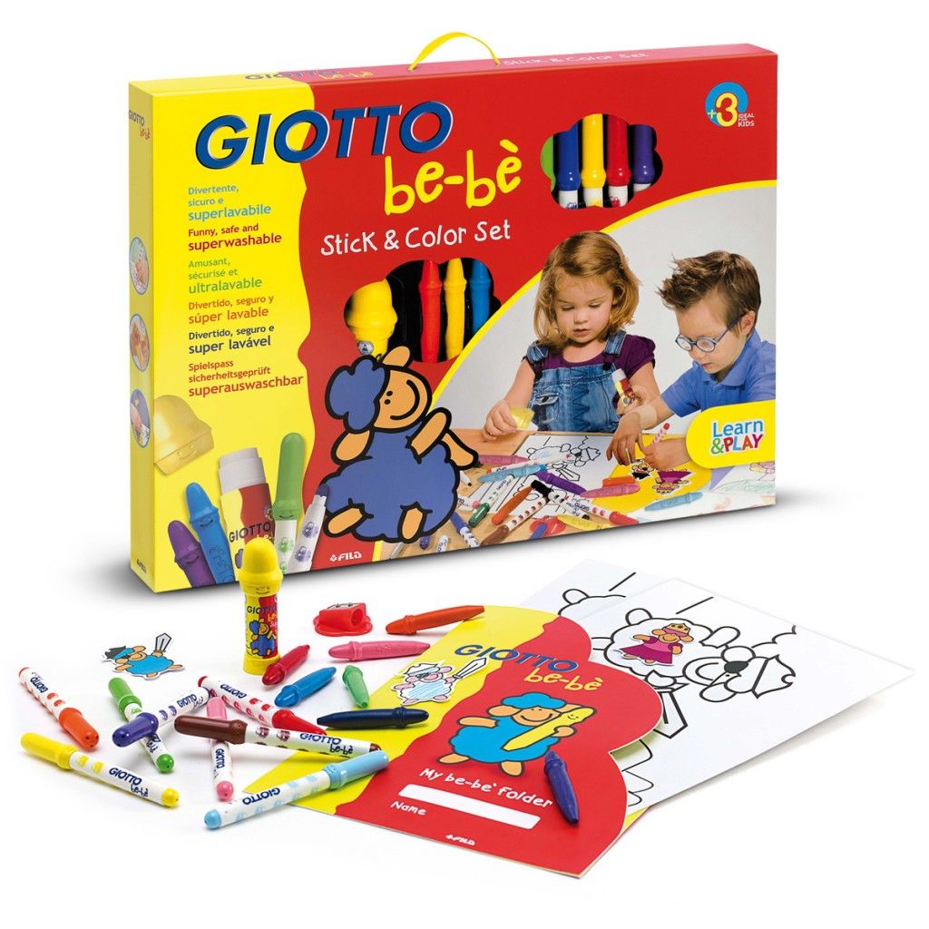Giotto be-bè Stick and color set - Fila France