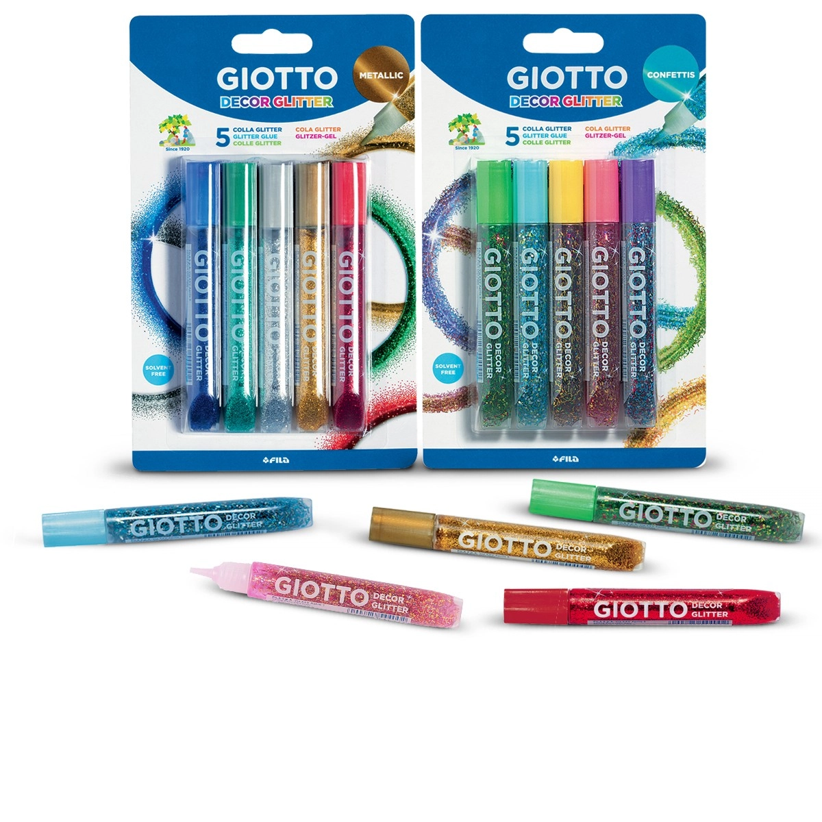 Crayon paillette - 6 Glitter Glue