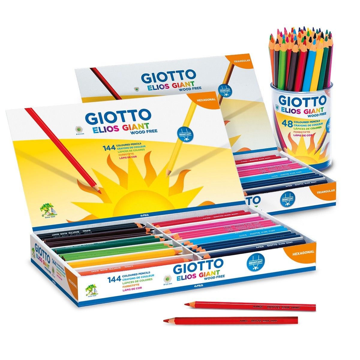 Giotto Elios Giant Wood Free - School pack - Fila España