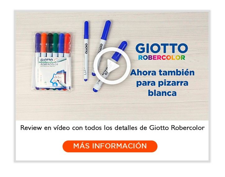 ROTULADOR PIZARRA BLANCA GIOTTO GRUESO BOLSA 4 SURTIDOS