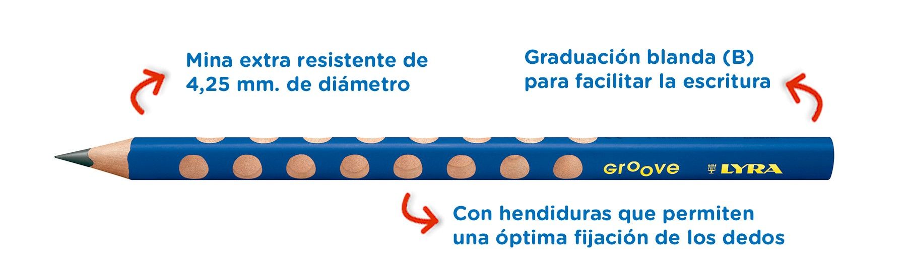 caracteristicas-lyra-groove-lapiz-de-grafito