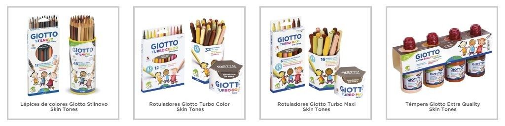 Rotuladores Giotto Turbo Maxi skin tones - Material escolar